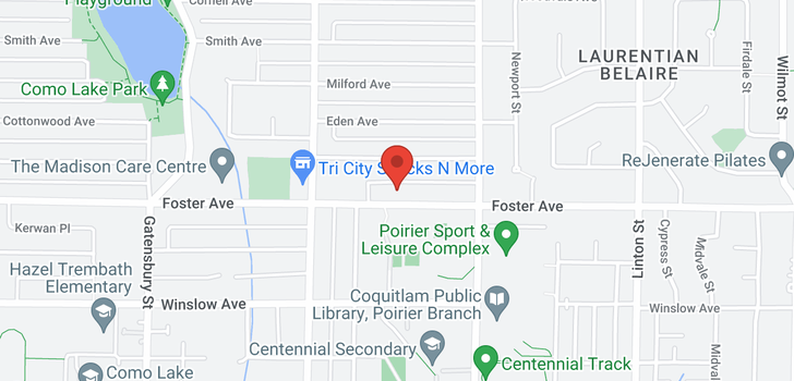 map of 1591 FOSTER AVENUE